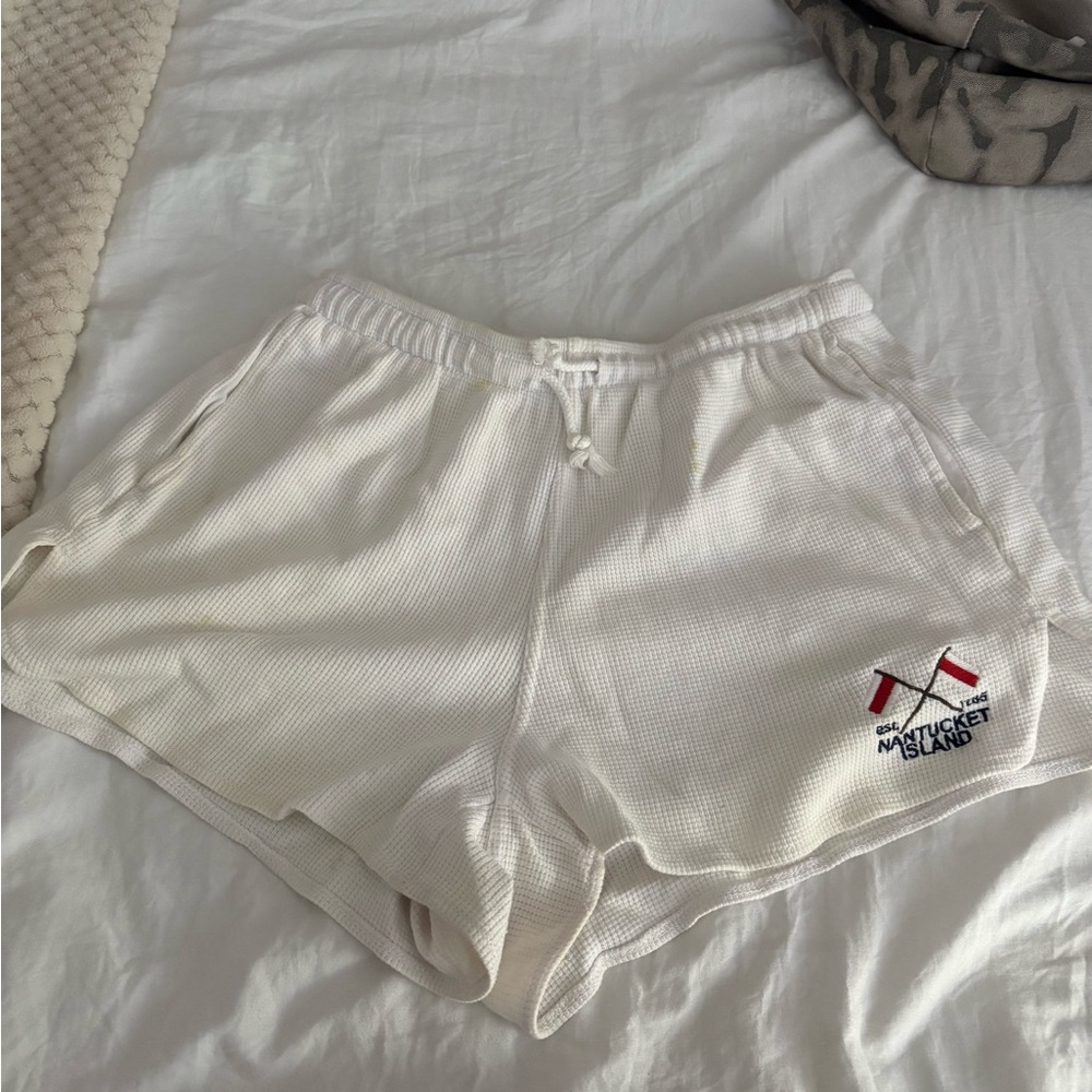 Brandy Melville White Athletic Shorts